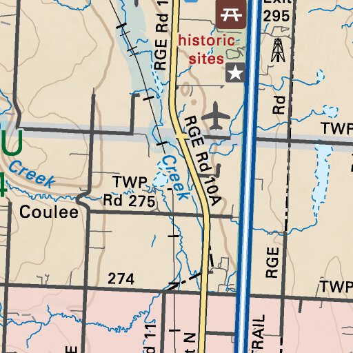 SOAB41 Calgary Southern Alberta Topo Map by Backroad Mapbooks