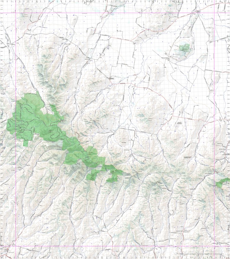 Getlost Map 8934 BLACKVILLE NSW Topographic Map V15 175,000 by Getlost