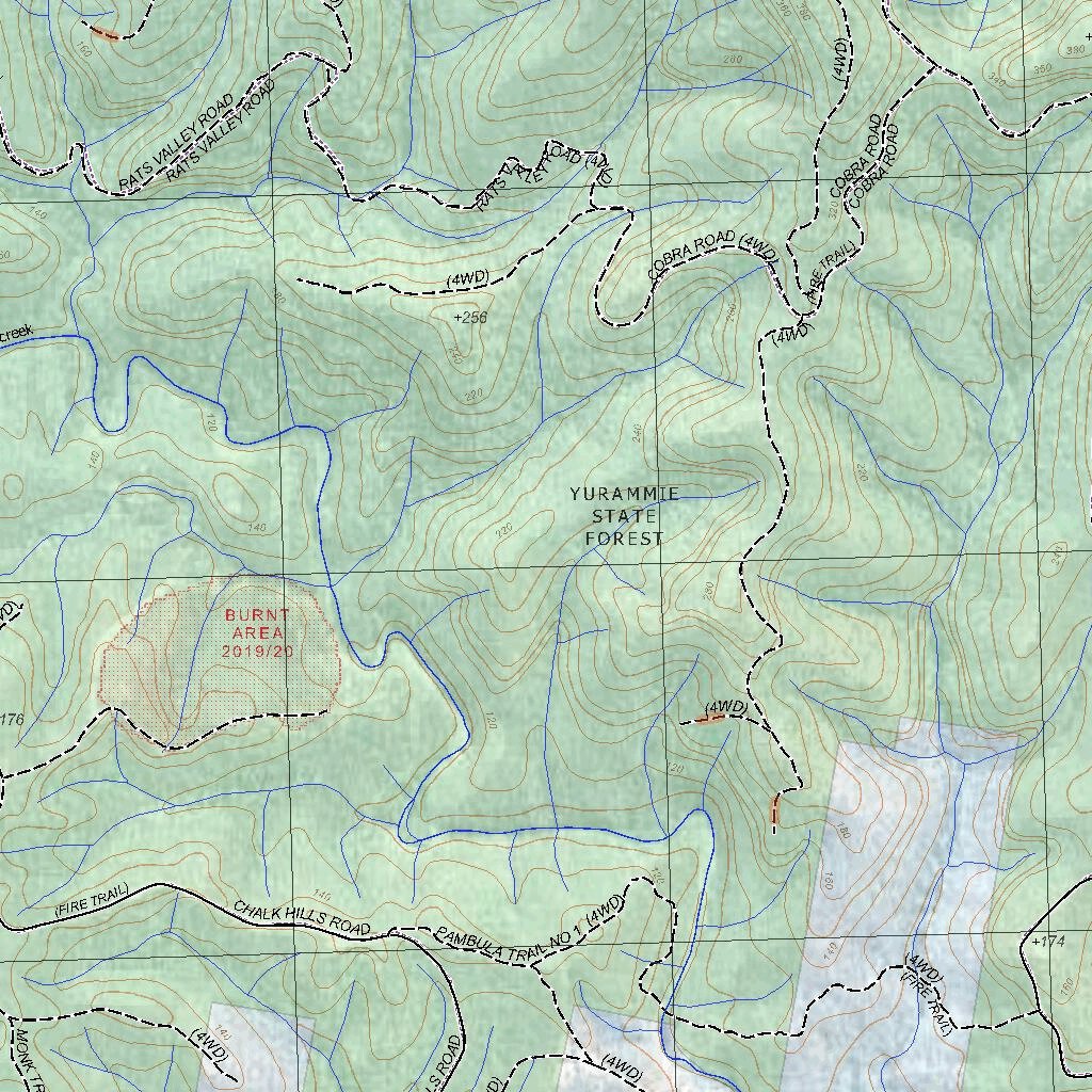 Getlost Map 88242S Pambula NSW Topographic Map V15 125,000 by Getlost