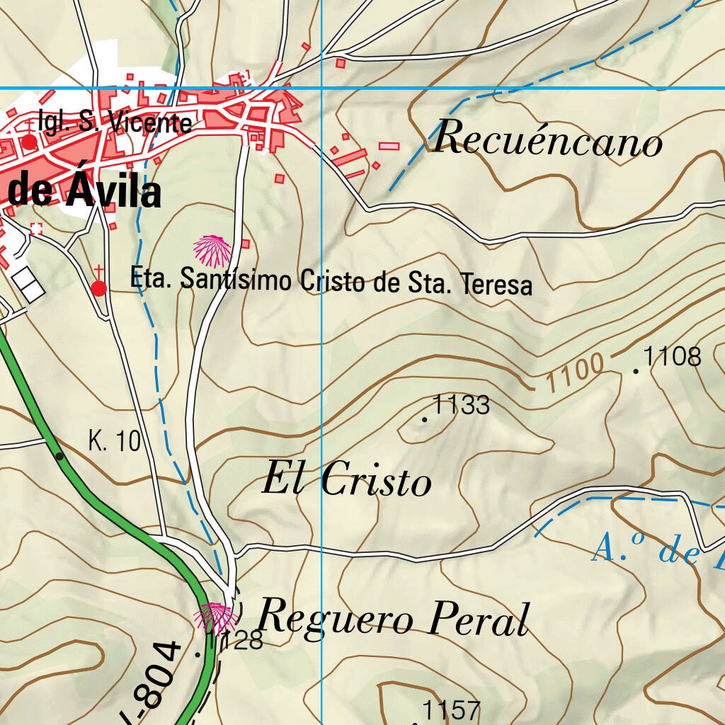 Las Berlanas (05061) Map by Instituto Geografico Nacional de Espana