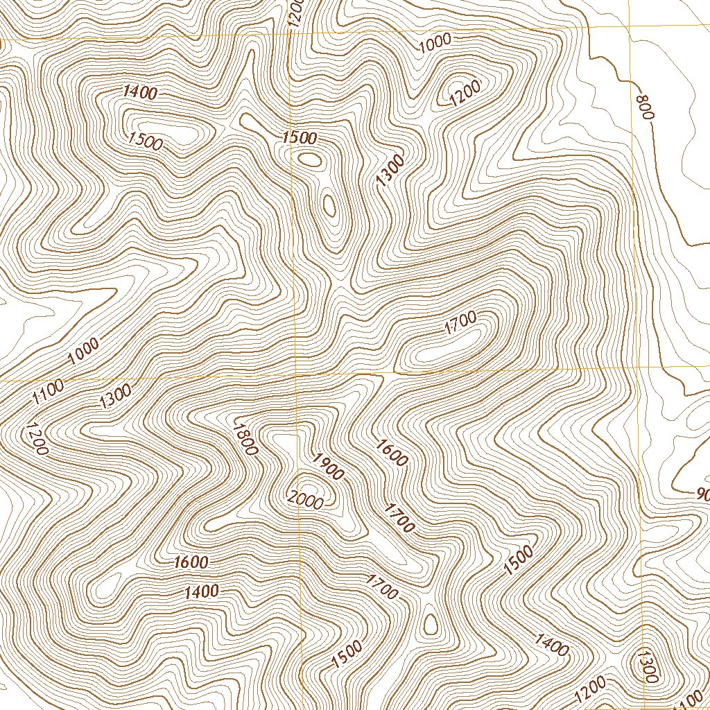 Granite Mountains North, AZ (2018, 24000-Scale) Map by United States ...