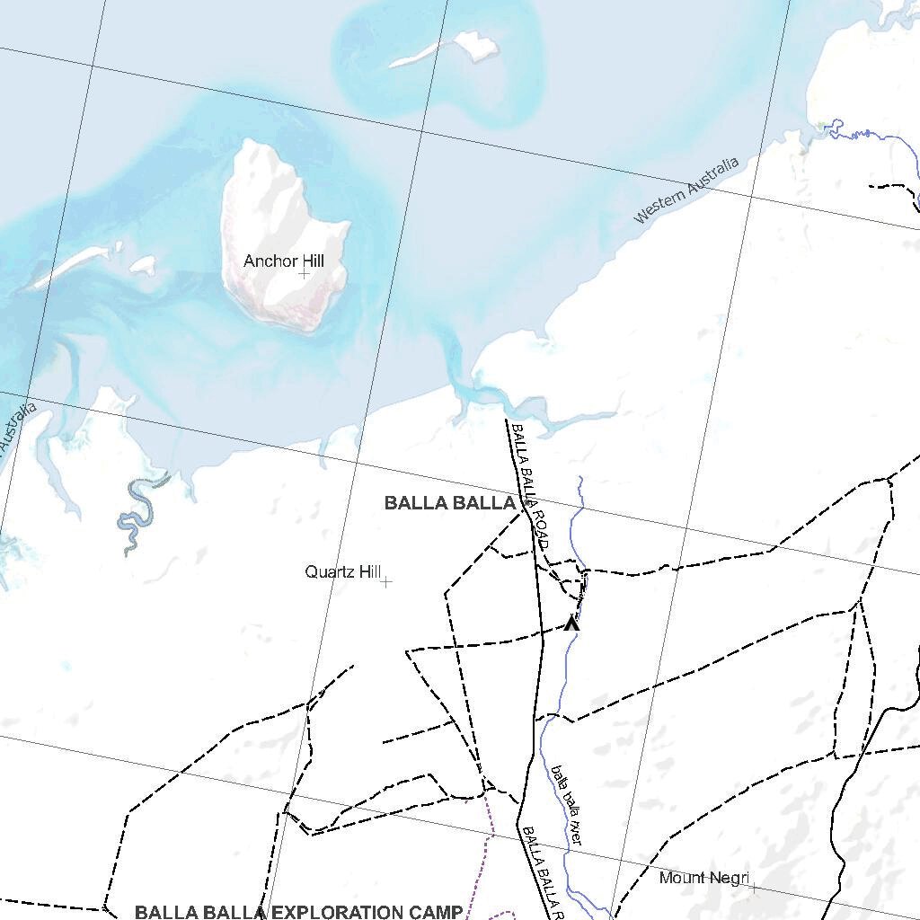 Getlost Map SF5003 ROEBOURNE Australia Touring Map V15a 1250,000 by