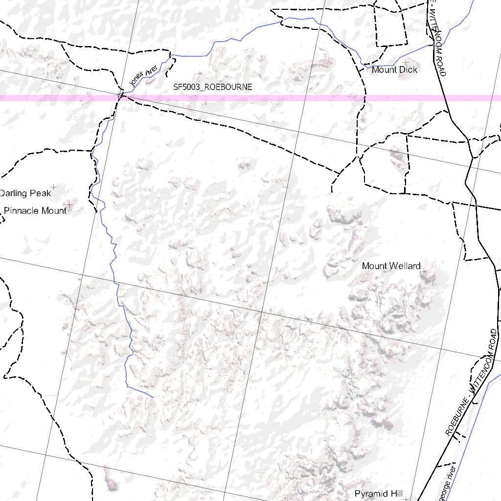 Getlost Map SF5003 ROEBOURNE Australia Touring Map V15a 1250,000 by