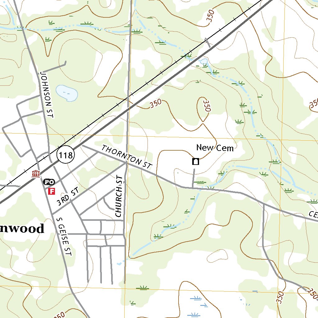 Bronwood, GA (2020, 24000Scale) Map by United States Geological Survey Avenza Maps