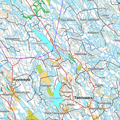 Polvijärvi 1:100 000 (P53L)