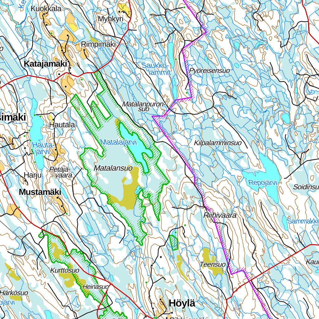 rautavaara-1-100-000-p52r-map-by-maanmittauslaitos-avenza-maps