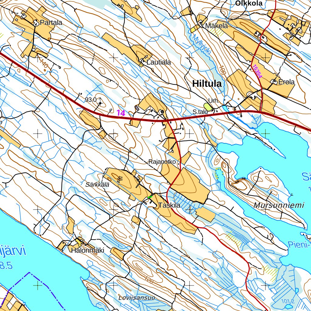 rantasalmi-1-50-000-n513-map-by-maanmittauslaitos-avenza-maps