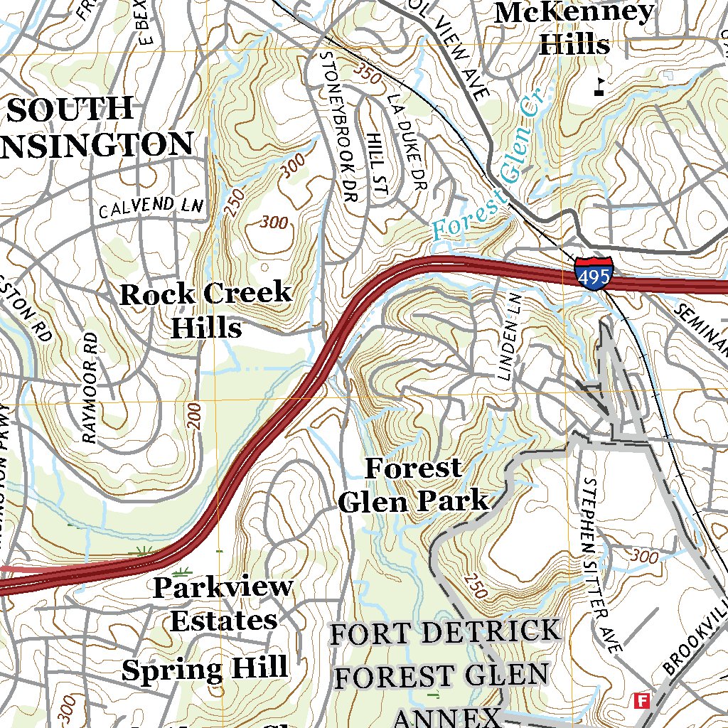 Kensington, MD (2019, 24000Scale) Map by United States Geological