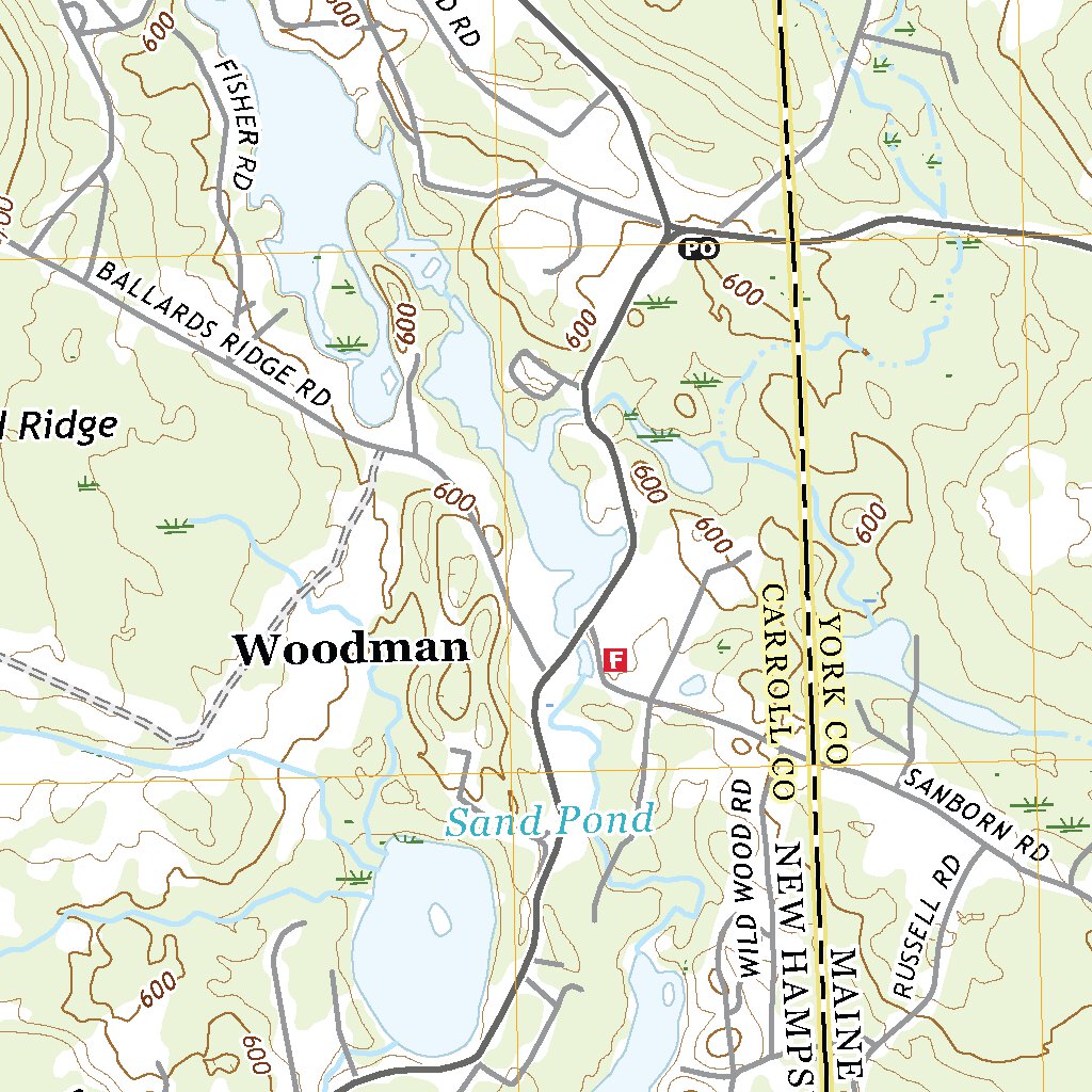 West Newfield, ME (2021, 24000Scale) Map by United States Geological