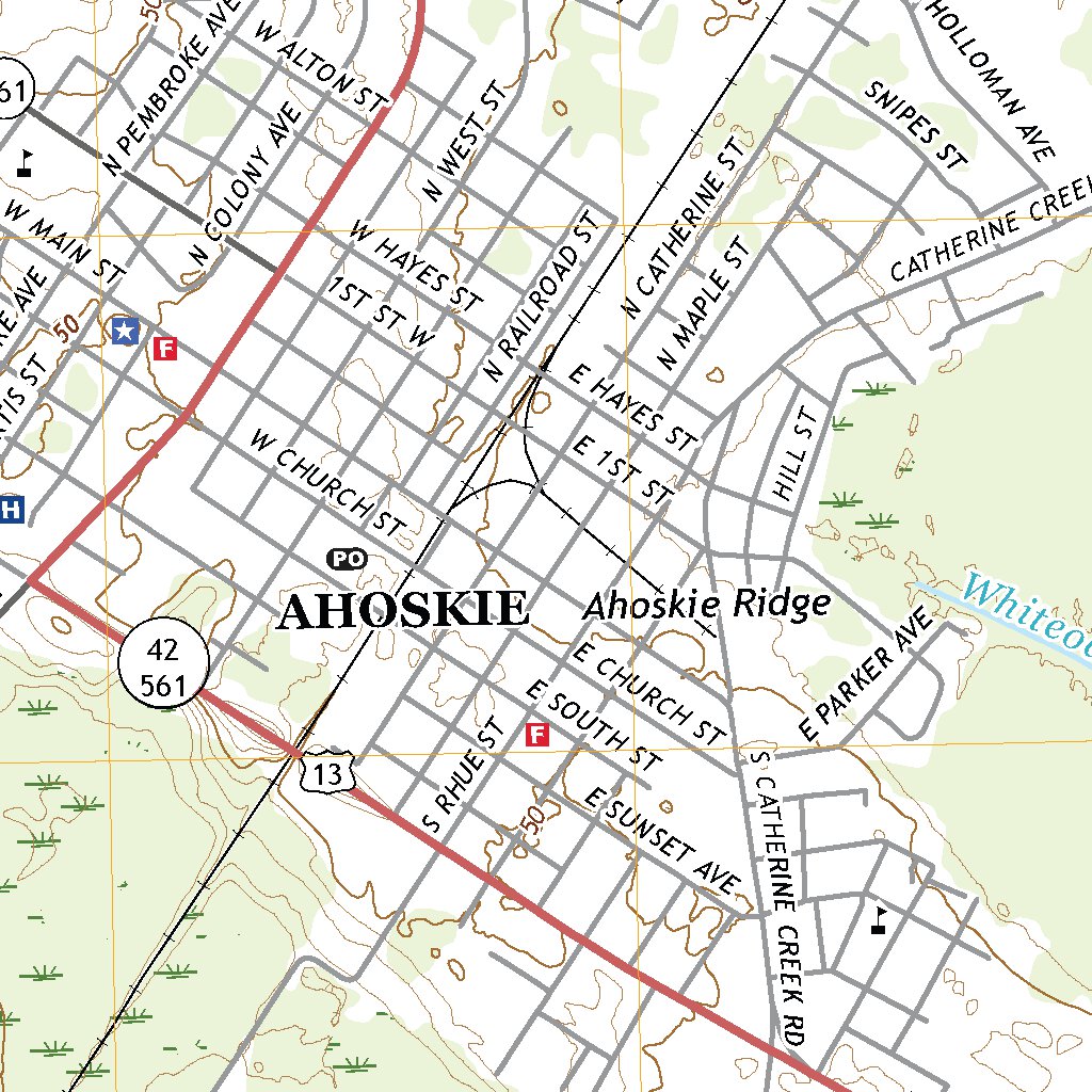 Ahoskie, NC (2019, 24000-Scale) Map by United States Geological Survey