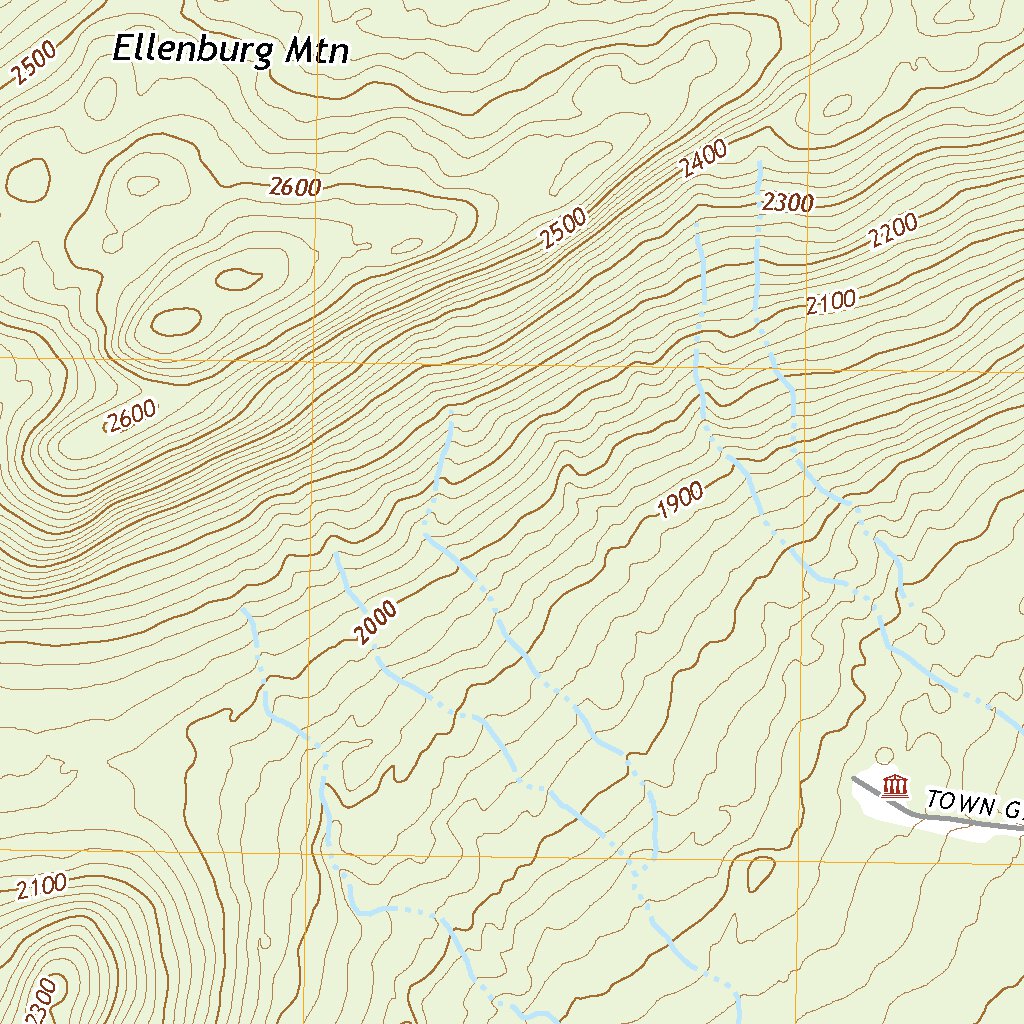 Ellenburg Mountain, NY (2019, 24000Scale) Map by United States