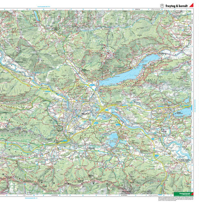 Hiking Map Faaker See - Ossiacher See East