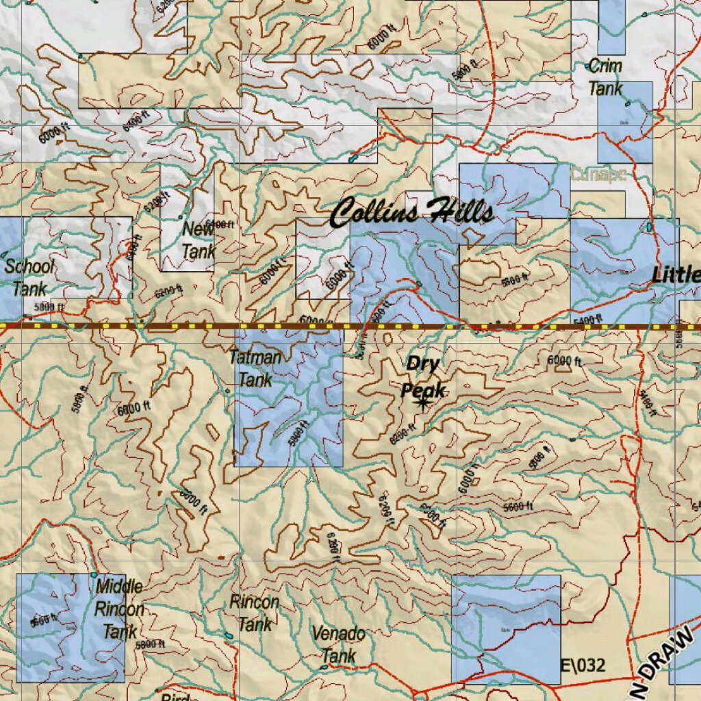 NM Unit 30 Land Ownership Map by New Mexico HuntData LLC Avenza Maps