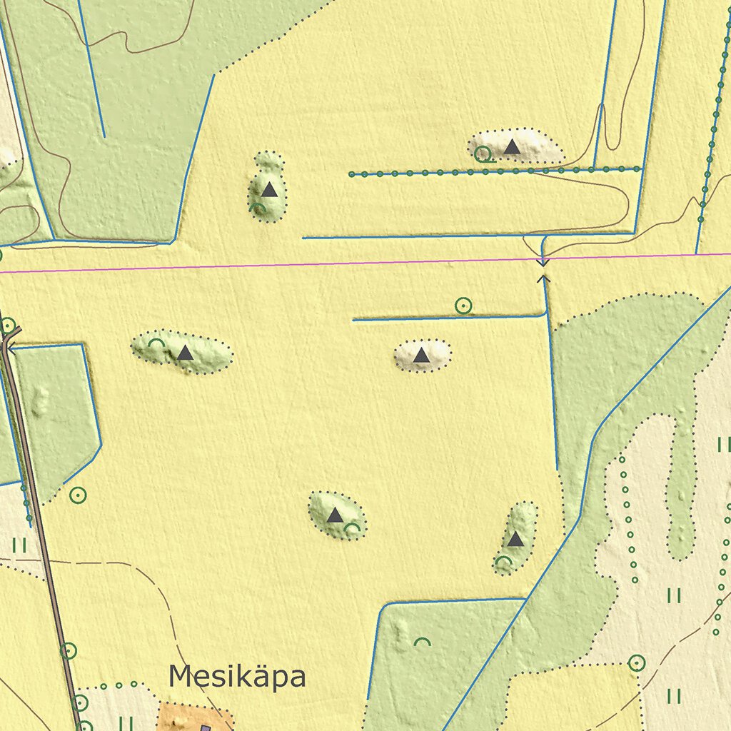 Tirbiku küla, Kadrina vald Map by Maaamet Avenza Maps