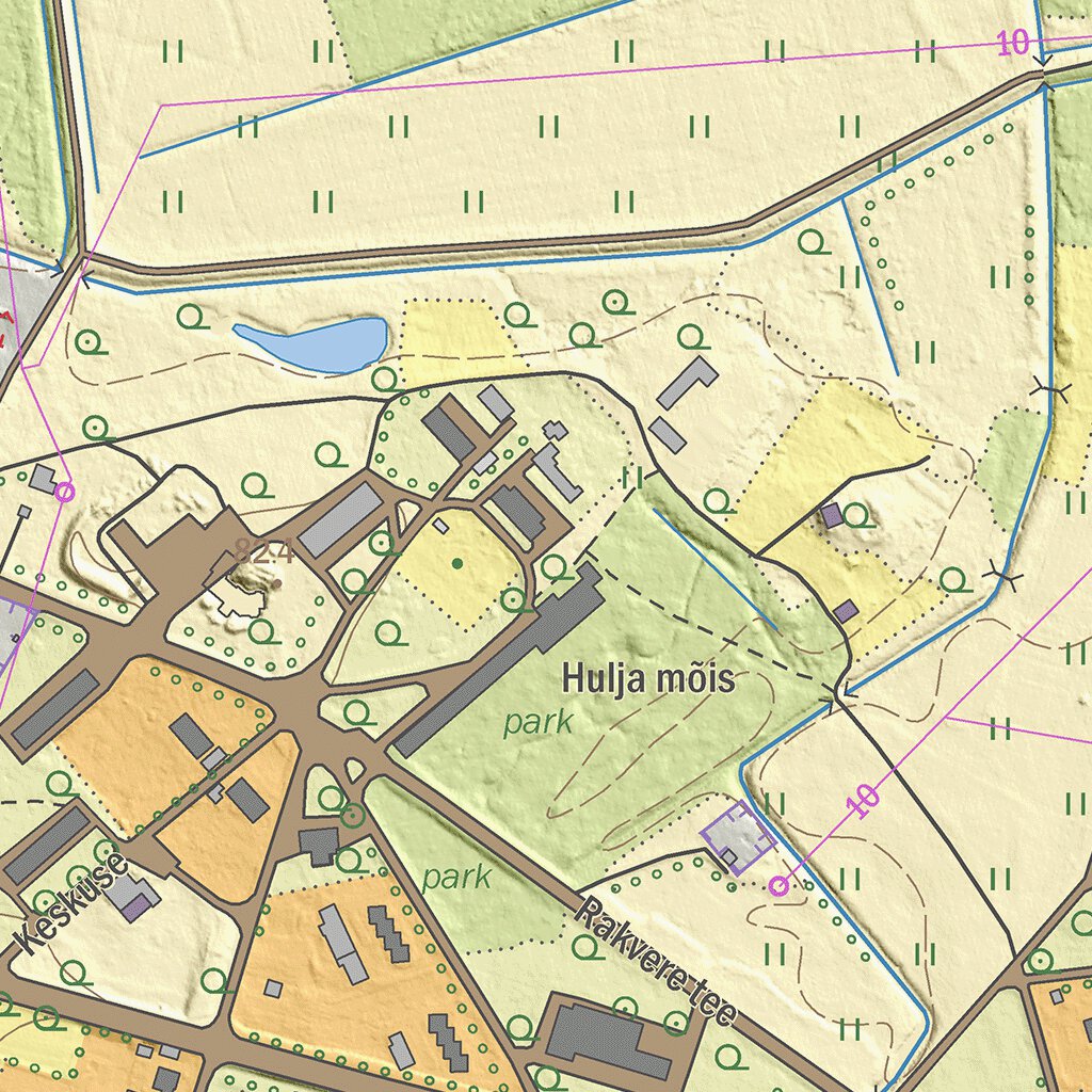 Tirbiku küla, Kadrina vald Map by Maaamet Avenza Maps