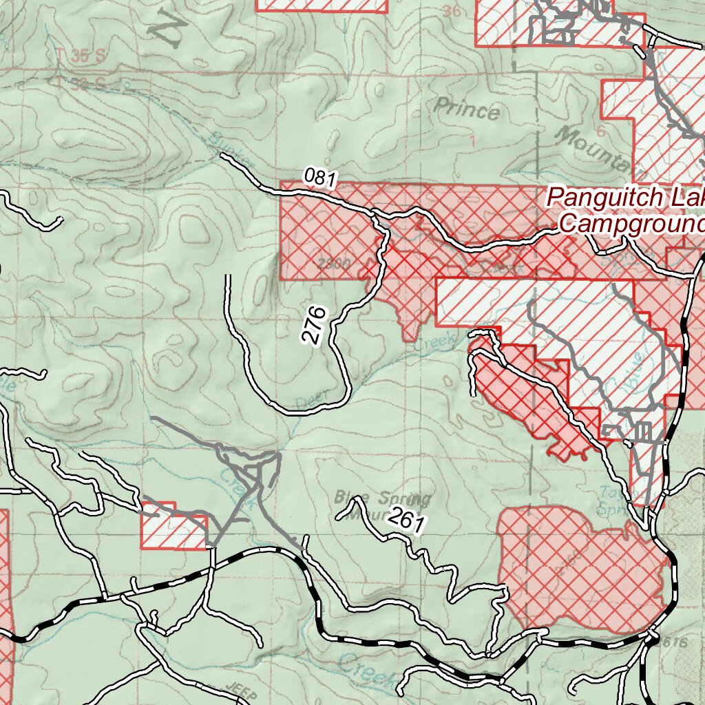 Dixie National Forest Cedar City Ranger District Firewood Map 2022 by
