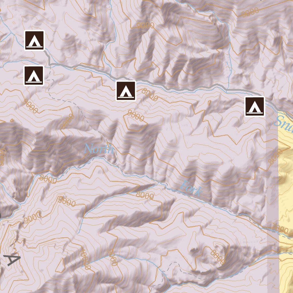 Dispersed Camping on BLM Land Near Great Basin National Park Map by Bureau of Land Management