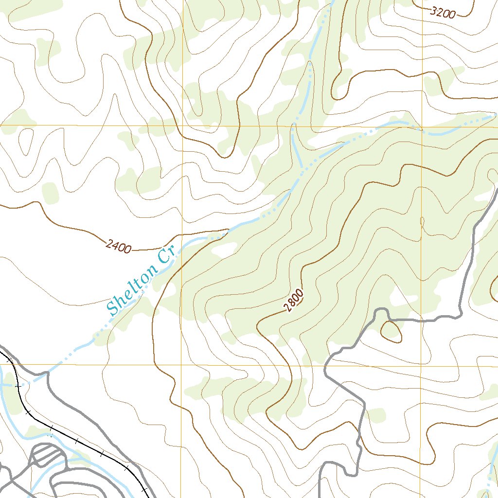 Hornbrook, CA (2022, 24000Scale) Map by United States Geological