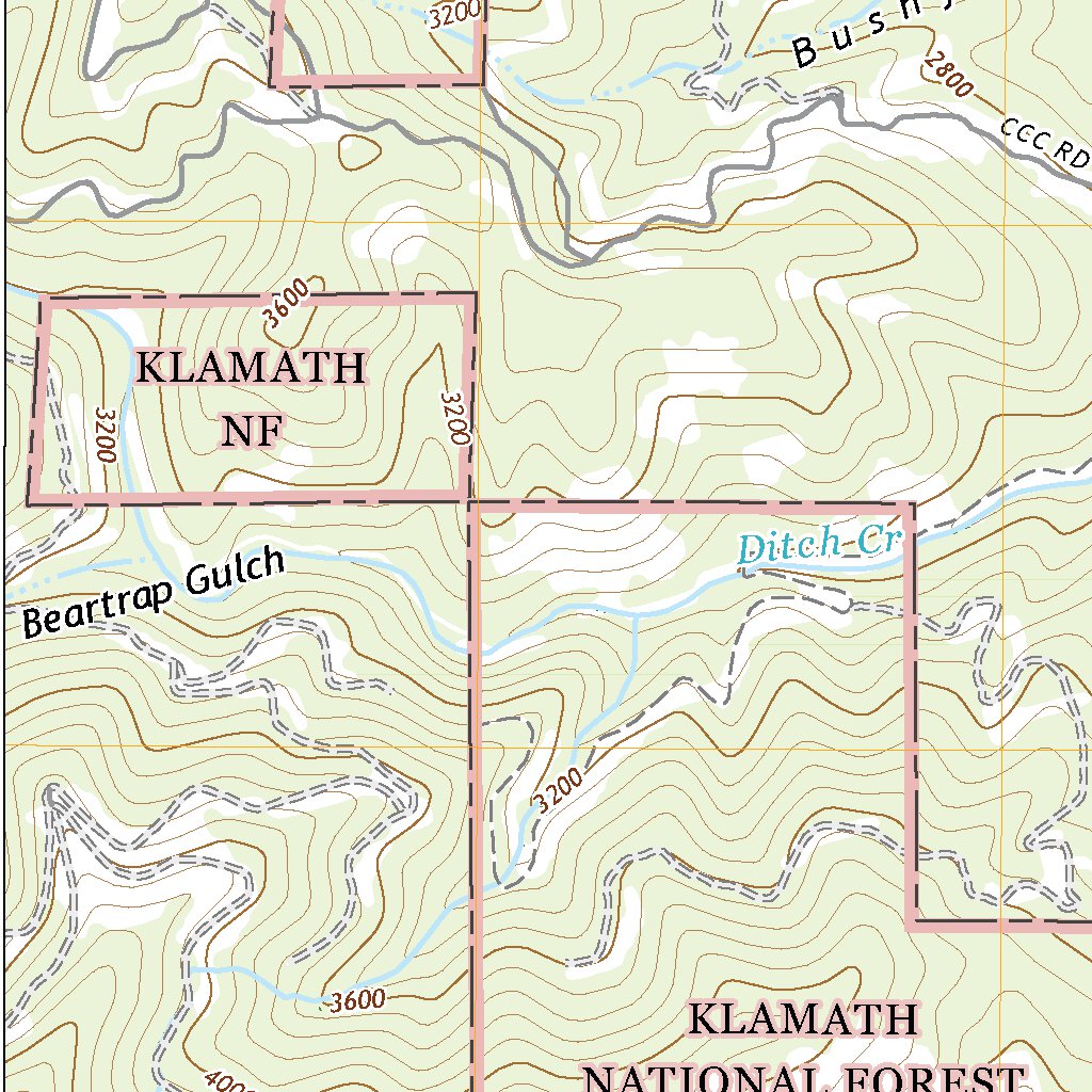Hornbrook, CA (2022, 24000Scale) Map by United States Geological