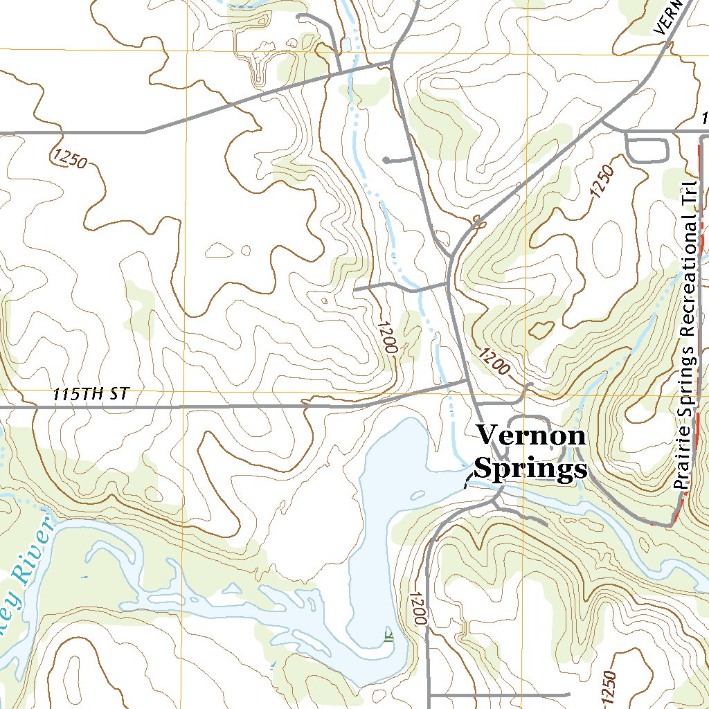 Cresco SW, IA (2022, 24000Scale) Map by United States Geological