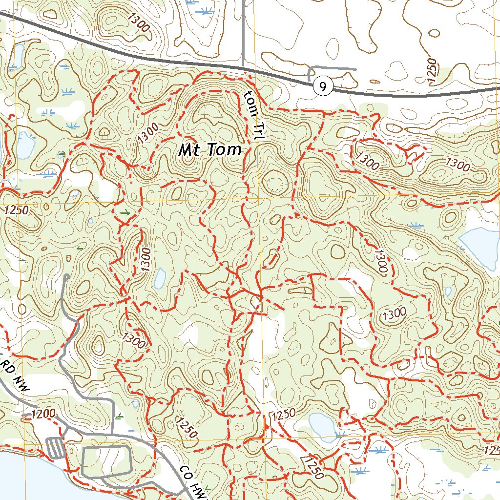 Mount Tom, MN (2022, 24000Scale) Map by United States Geological