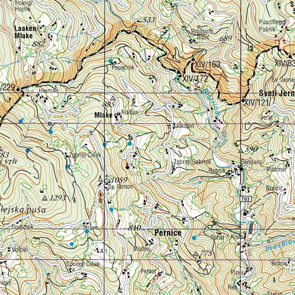 Radlje Ob Dravi (T500501B) Map By Surveying And Mapping Authority Of ...