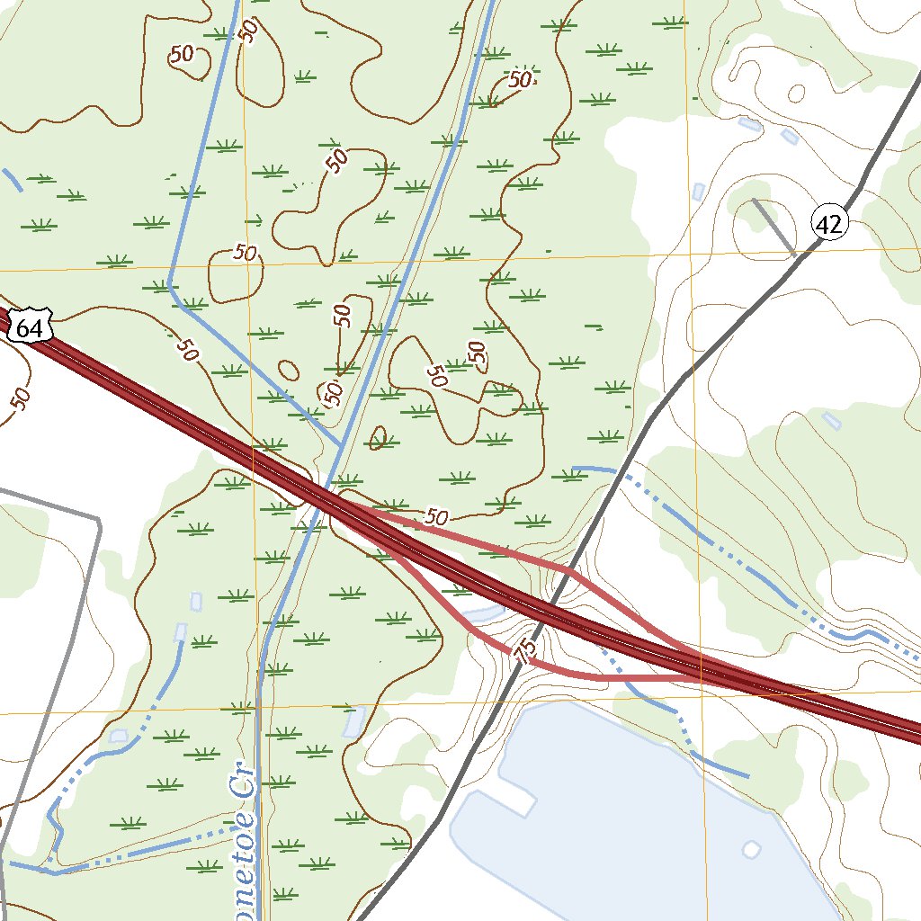 NC (2022, 24000Scale) Map by United States Geological Survey