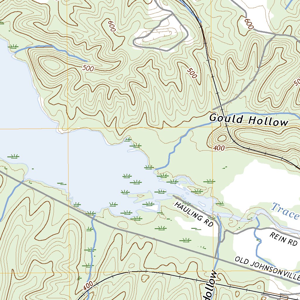 Johnsonville, TN (2022, 24000Scale) Map by United States Geological
