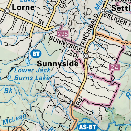 NBNB63 Belledune New Brunswick Topo Map by Backroad Mapbooks Avenza