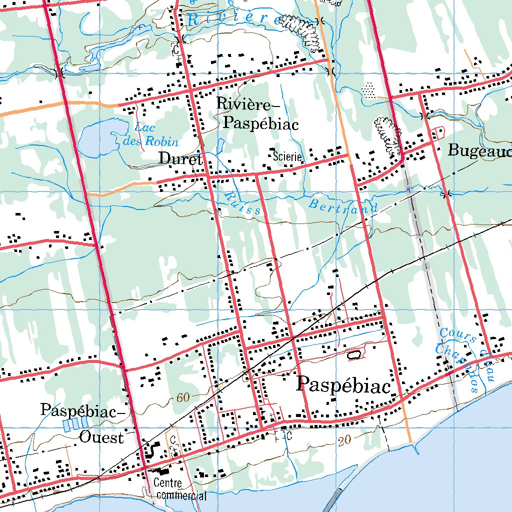 New Carlisle, QC (022A03 CanMatrix) Map by Natural Resources Canada