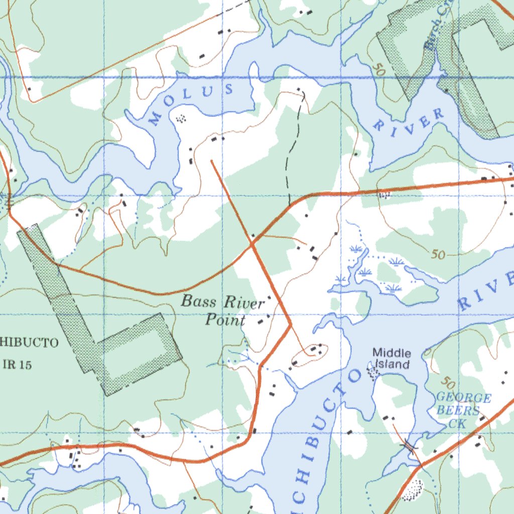 Rogersville, NB (021I11 CanMatrix) Map by Natural Resources Canada