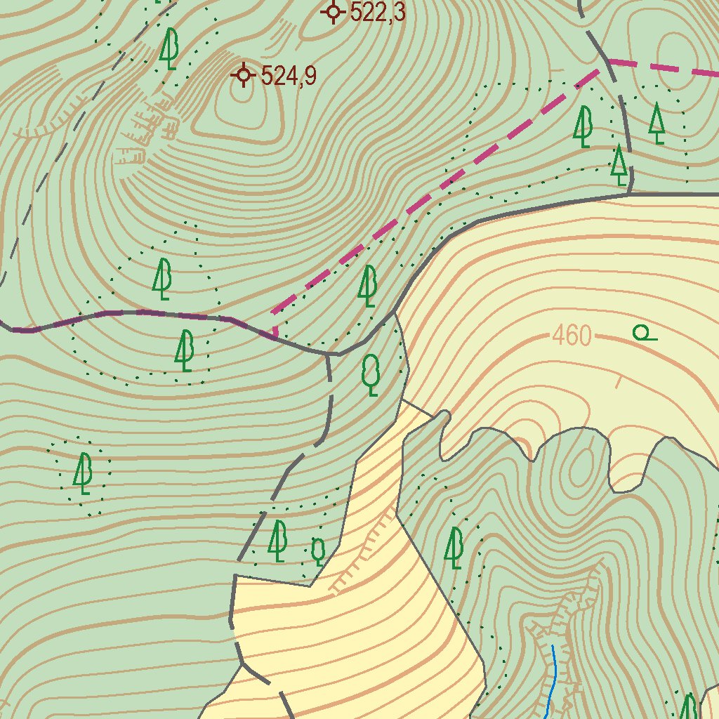Ústí nad Labem (0204A25) Map by Cesky urad zememericky a katastralni Avenza Maps