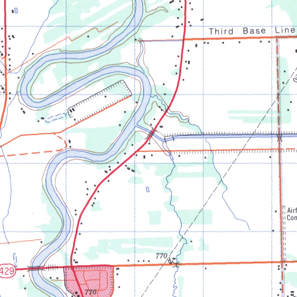 St. Adolphe, MB (062H11 CanMatrix) Map by Natural Resources Canada