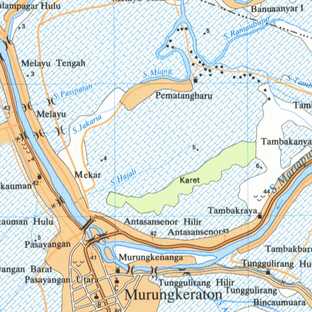 Martapura (1712-52) Map by Badan Informasi Geospasial | Avenza Maps