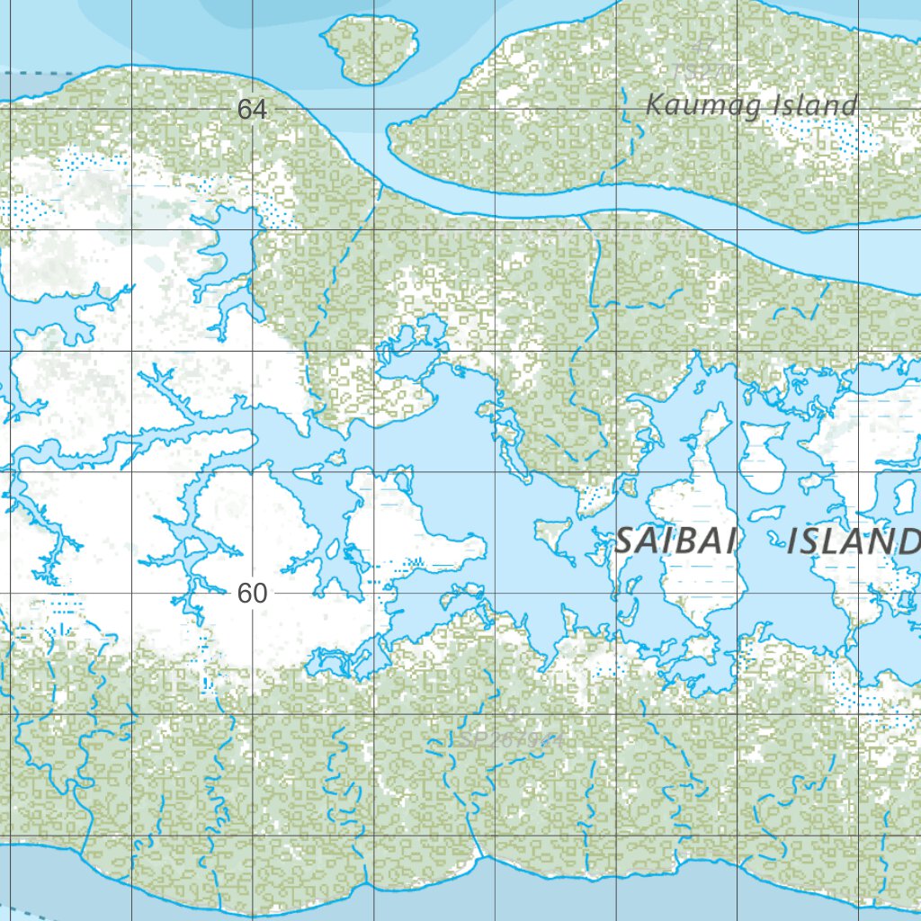 Saibai (7479) Map by Department of Resources Avenza Maps