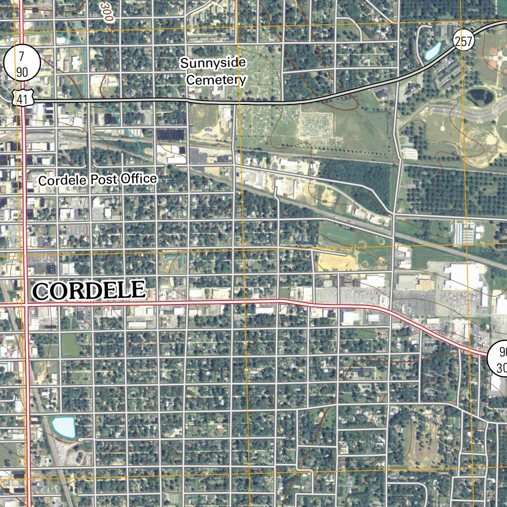 Cordele, GA (2011, 24000Scale) Map by United States Geological Survey