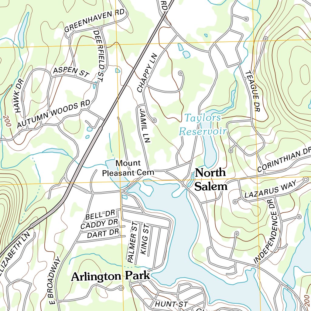 Salem Depot NH MA 2012 24000 Scale Map By United States Geological NH Salem Depot 20120517 TM Geo Preview 2 