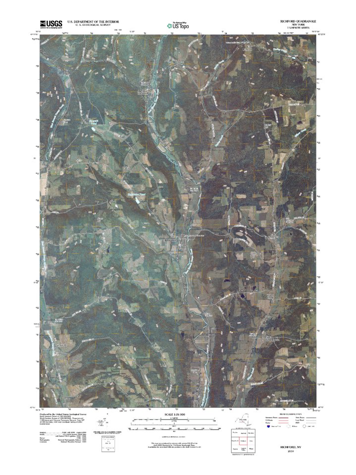 Richford, NY (2010, 24000Scale) Map by United States Geological Survey