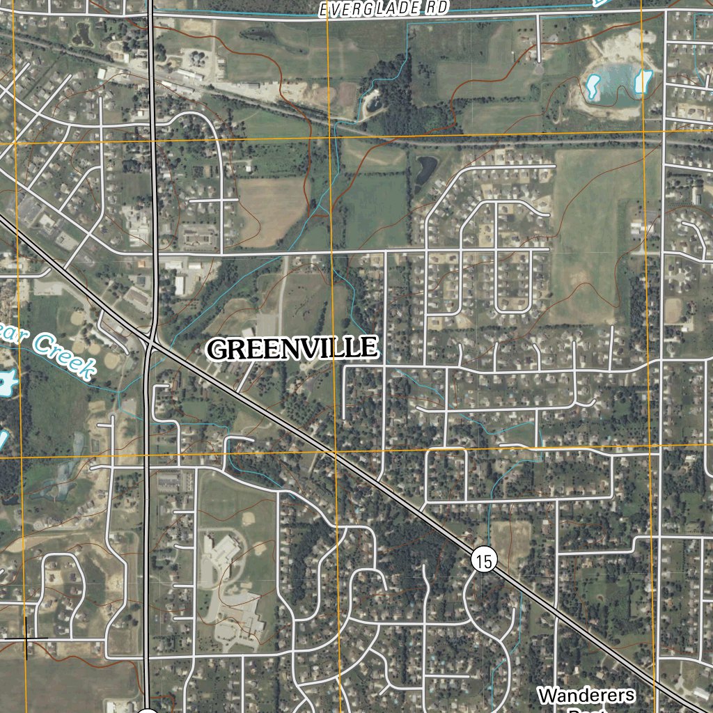 Greenville, WI (2010, 24000Scale) Map by United States Geological