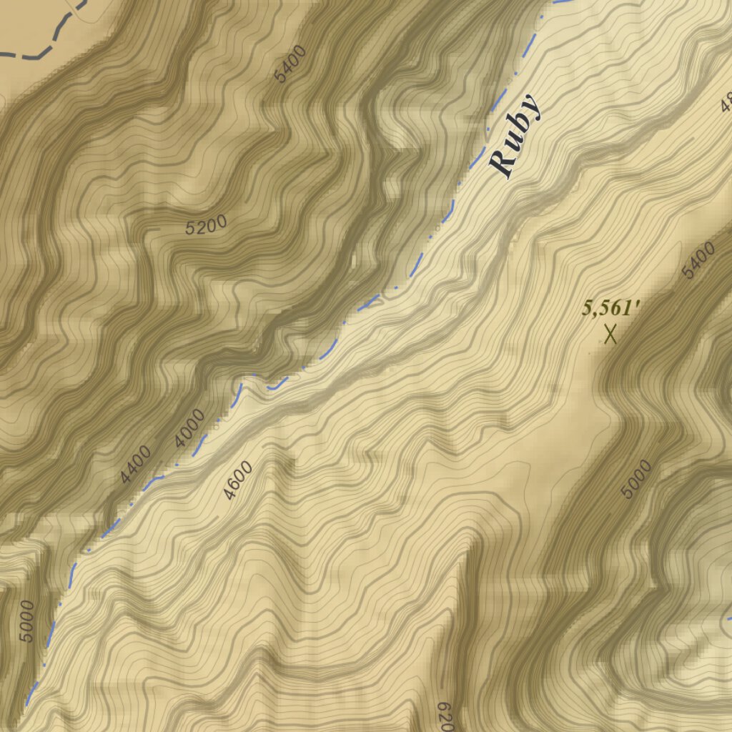 Havasupai Point Arizona 75 Minute Topographic Map Color Hillshade By Apogee Mapping Inc 3607