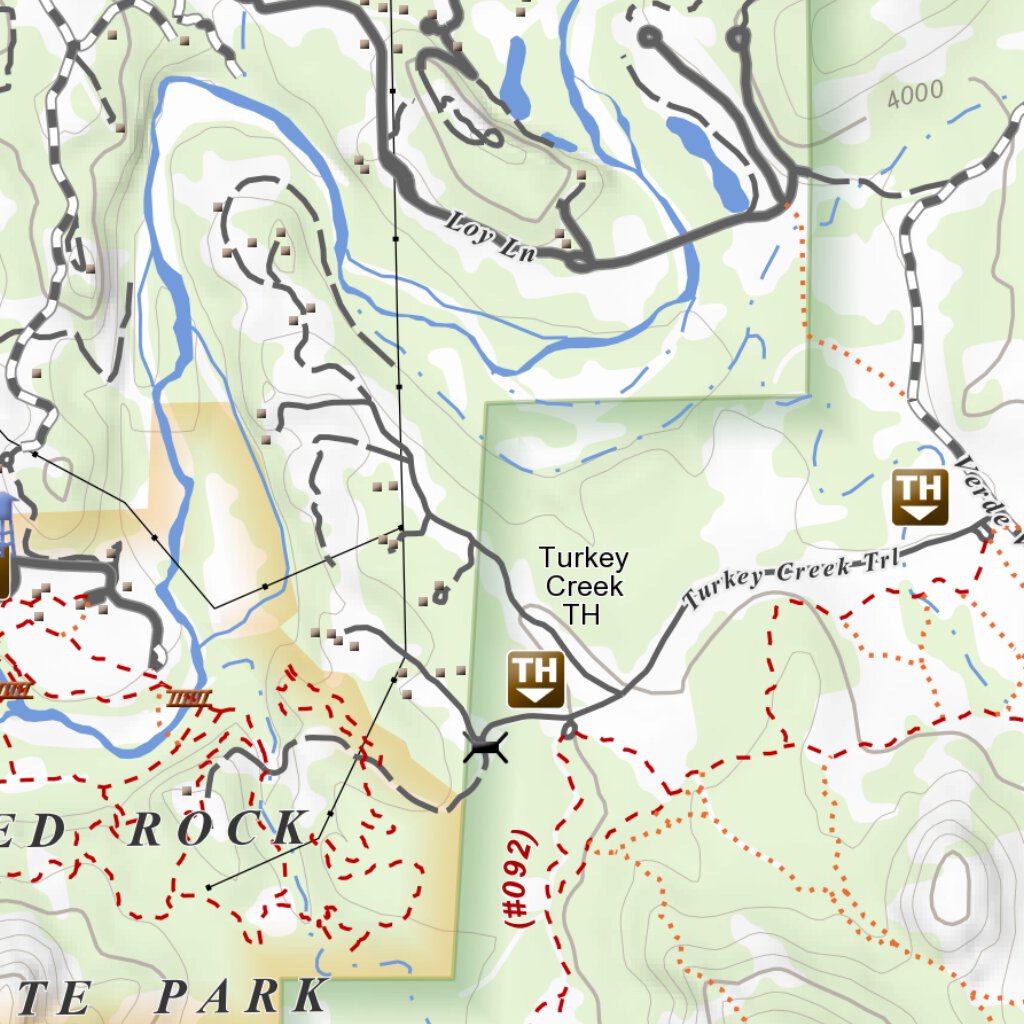 Sedona Arizona 75 Minute Topographic Map By Apogee Mapping Inc Avenza Maps 2944