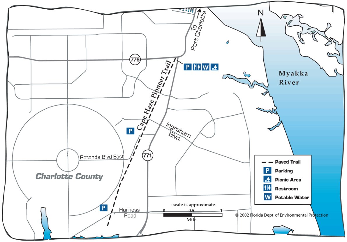 Cape Haze Pioneer Trail Map by Avenza Systems Inc. Avenza Maps