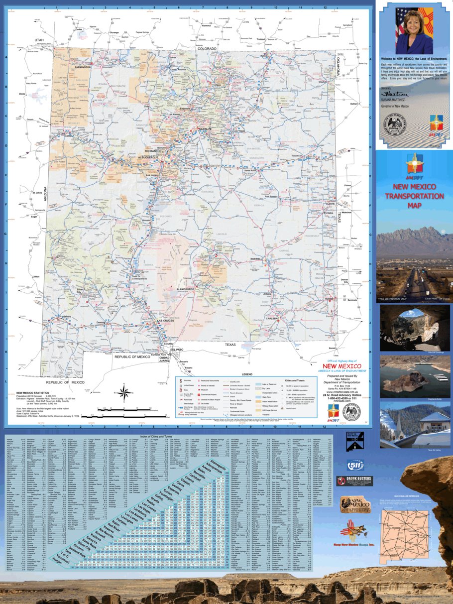 New Mexico Map by Avenza Systems Inc. | Avenza Maps