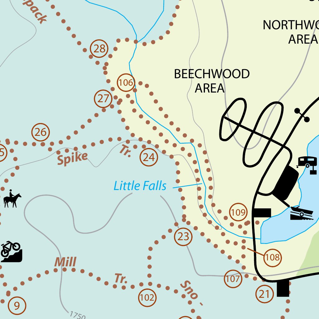 Promised Land State Park Map by Avenza Systems Inc. | Avenza Maps