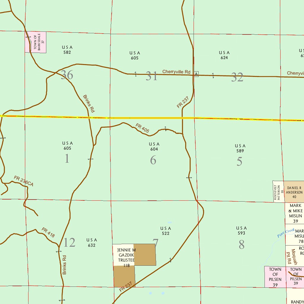Plat Book Bayfield County, WI 2016 Map by Bayfield County Land