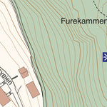 Bergen og Omland Friluftsråd Øvre Hellen friluftslivsområde digital map