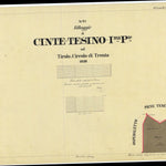 CARTAGO CINTE TESINO PRIMA PARTE Mappa originale d'impianto del Catasto austro-ungarico. Scala 1:2880 bundle