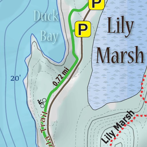 Ponderosa State Park Summer Trails Free Map by City of McCall