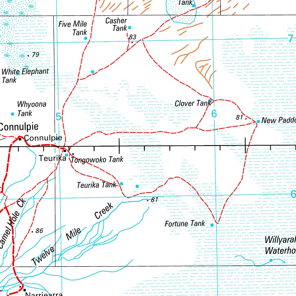 Urisino Sh54 08 Map By Geoscience Australia Avenza Maps 7276