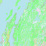 GPS Quebec inc. LAC DELEUZE digital map